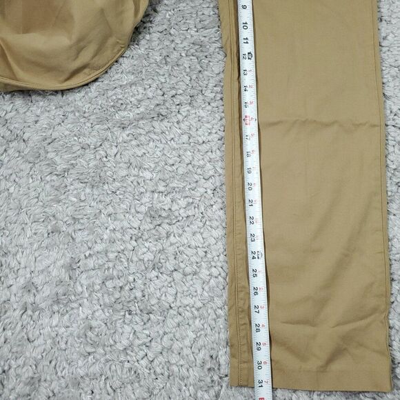 Levi's Baggy Trouser Pants Khaki Tan Twill Loose Y2K Trousers Women's Size 23x31 - Picture 8 of 11